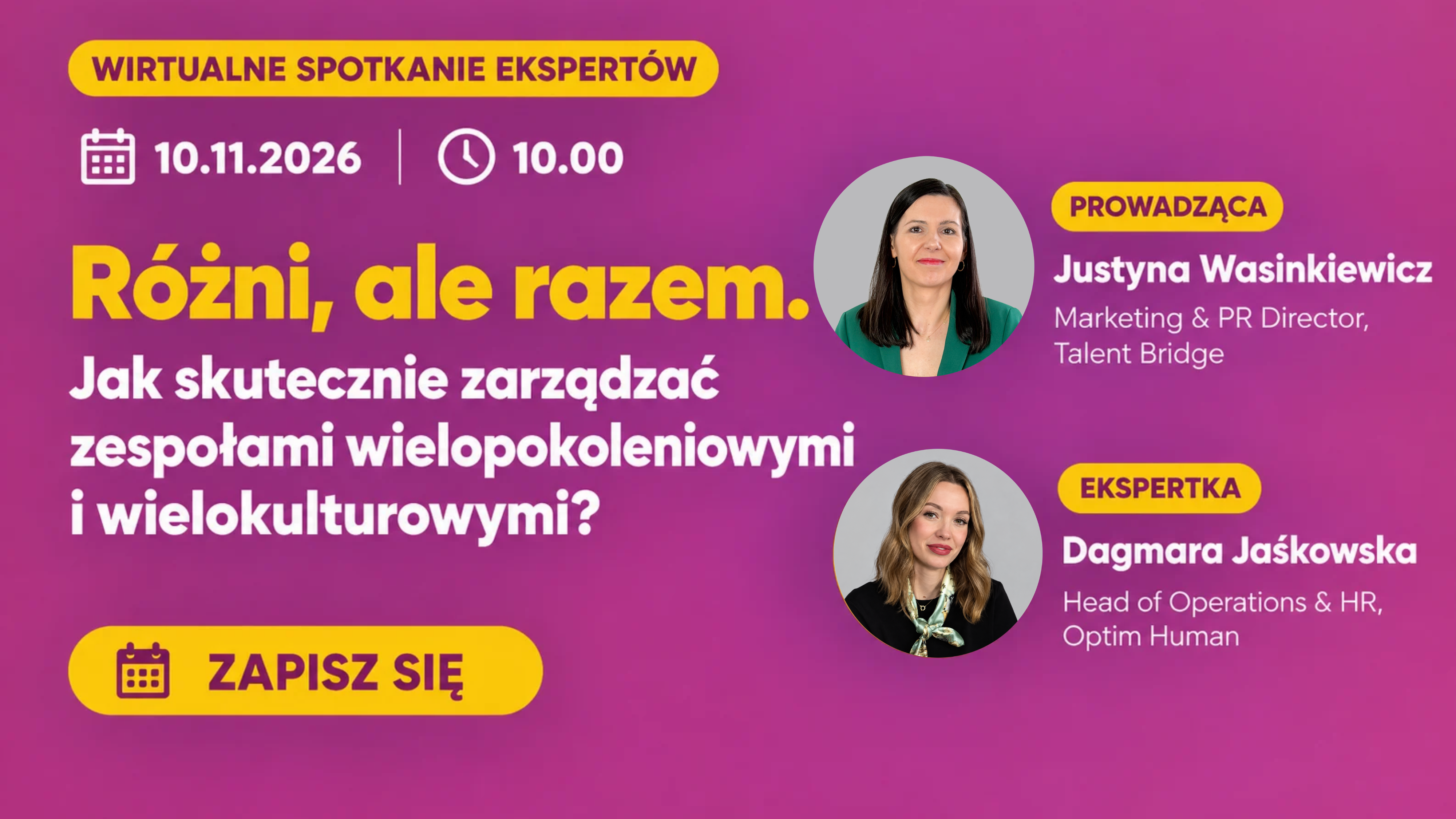 Różni, ale razem. Jak skutecznie zarządzać zespołami wielopokoleniowymi i wielokulturowymi?